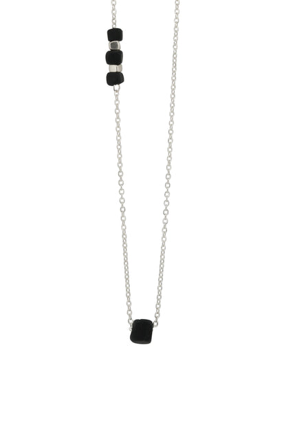 Protect Your People-  Turquoise Glass Bead Necklace with Customizable Additional Beads