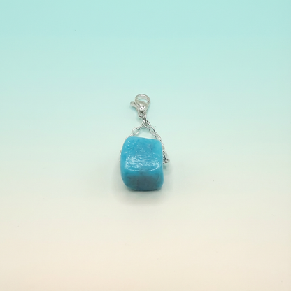 Protect Your Peace Signature Turquoise Glass Bead Clip-On Charms